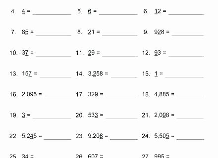 Common Core Worksheets Place Value 3rd Grade Math Place Value Worksheets