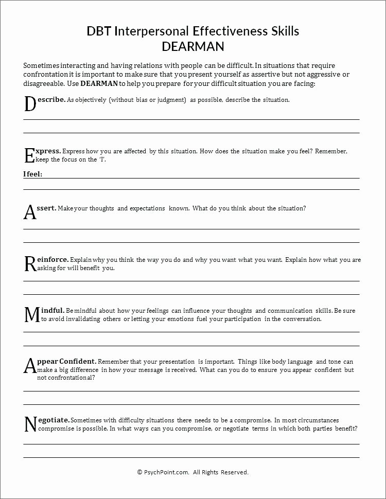 Communication Skills Worksheets for Adults Similar for Interpersonal Skills Worksheets Library