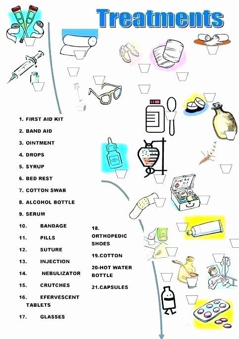 first aid for children worksheets kit contents worksheet free kindergarten lesson