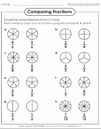 Comparing Fractions Worksheet 3rd Grade Free Fraction Worksheets – Peacer