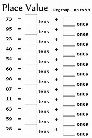 Comparing Numbers Worksheets 2nd Grade A Free Printable Place Value Worksheet for 2nd Grade Math