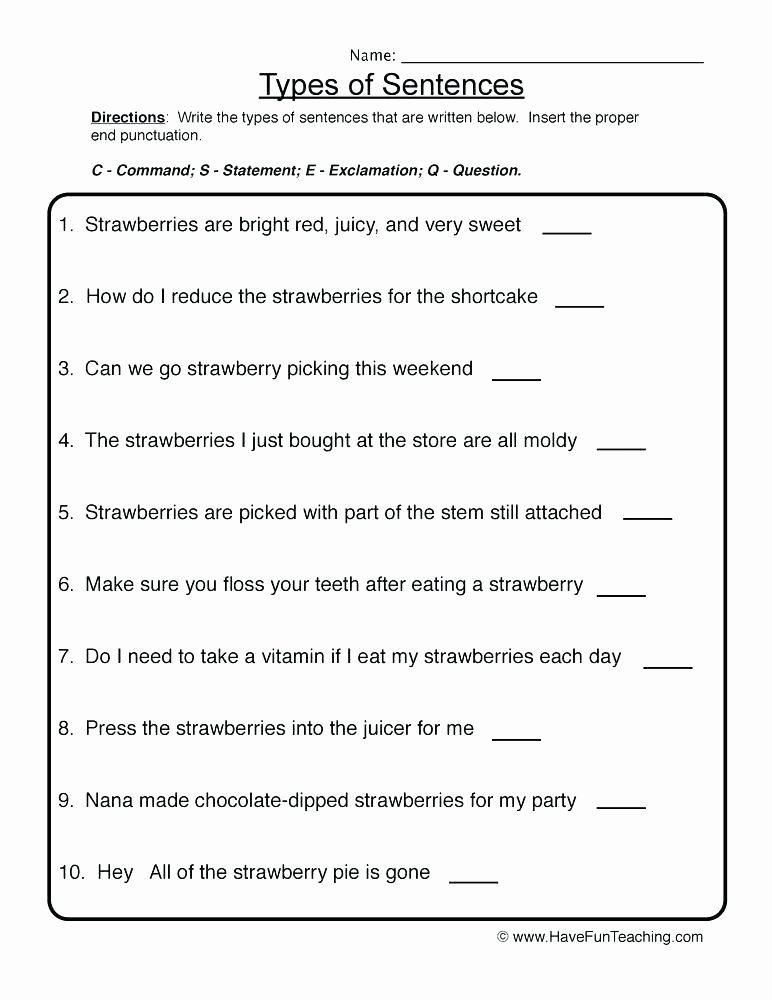 Complete Sentence Worksheets 1st Grade Plete Sentence Worksheets Writing Sentences Grade
