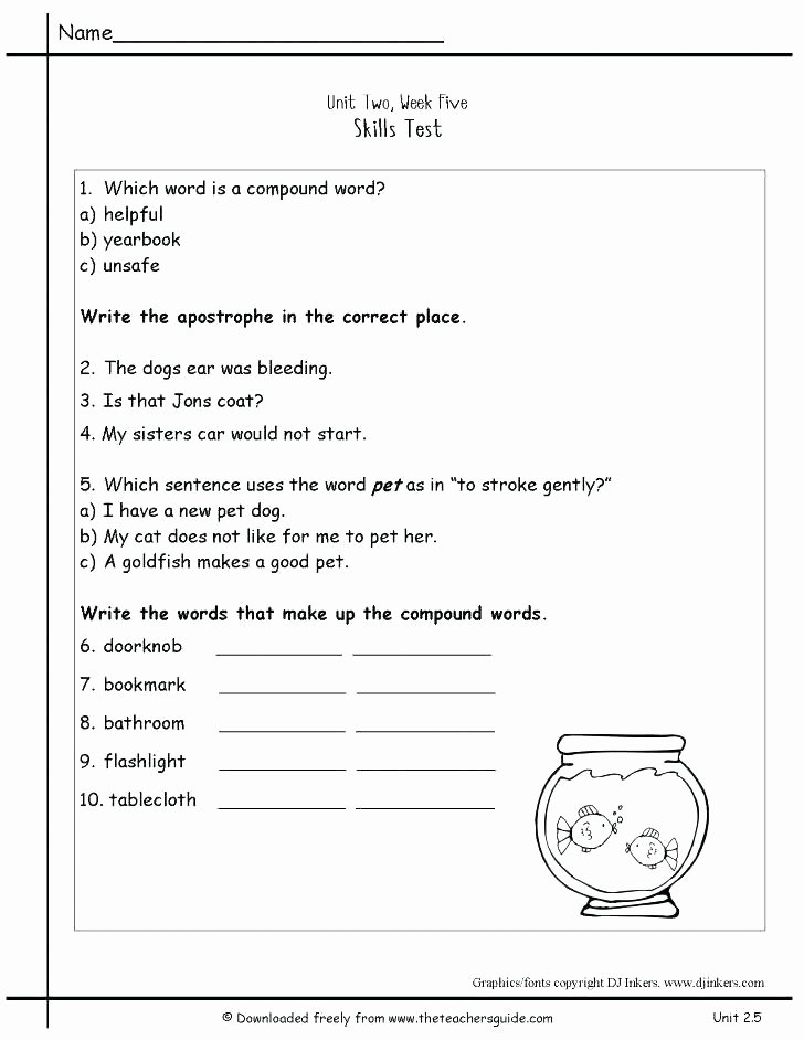 Complete Sentences Worksheet 1st Grade Pound Worksheets