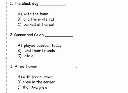 Complete Sentences Worksheet 1st Grade Sentence Types Simple Pound Plex Sentence Types Simple