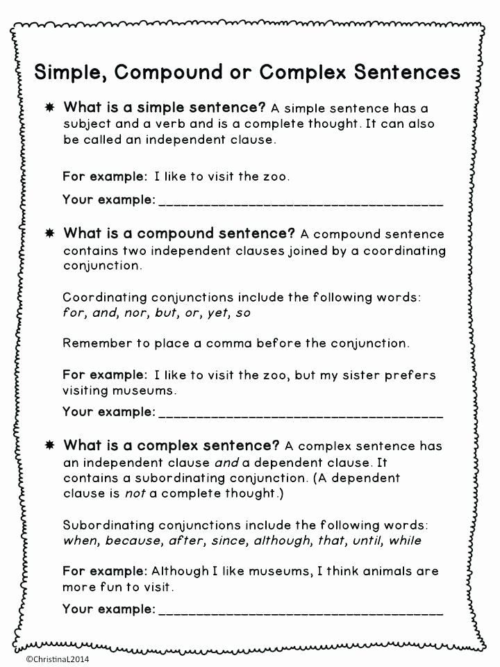 Complete Sentences Worksheets 2nd Grade Simple Sentences to Pound Sentences Worksheets Pound