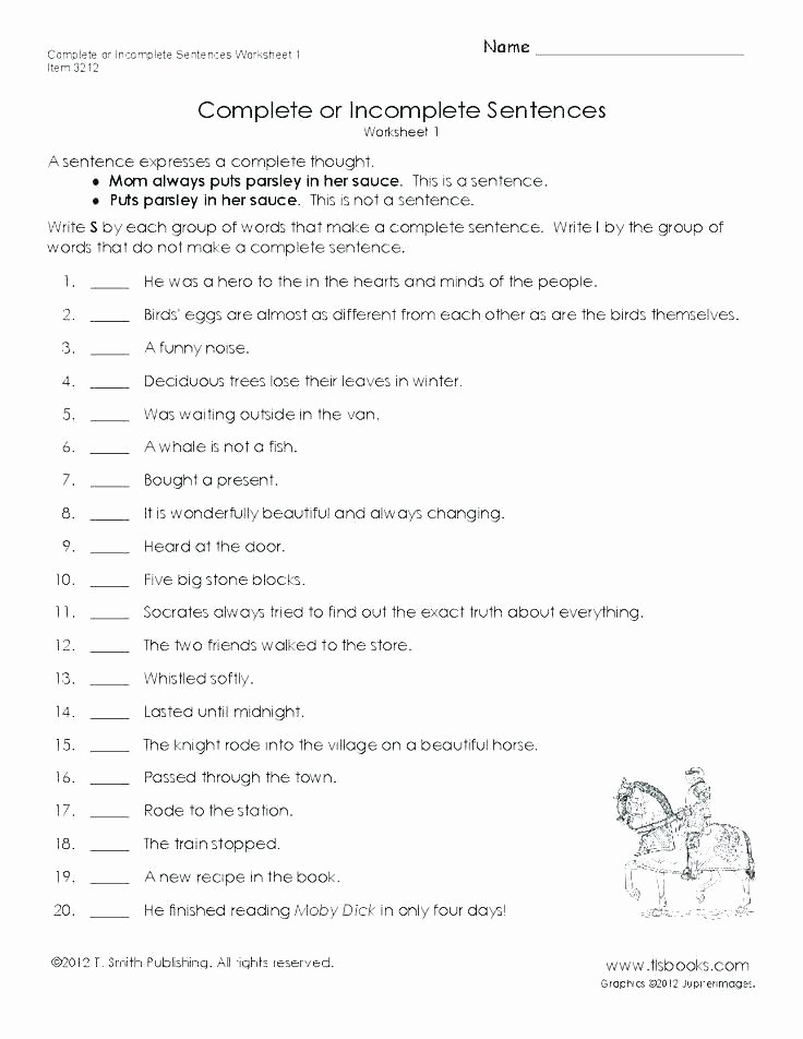Complete Sentences Worksheets 3rd Grade Pound Words In Sentences Worksheets – Odmartlifestyle