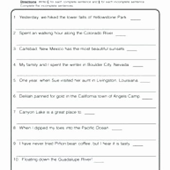 Complete Sentences Worksheets 3rd Grade Sentence Fragment Worksheets 3rd Grade Sentence Pletion