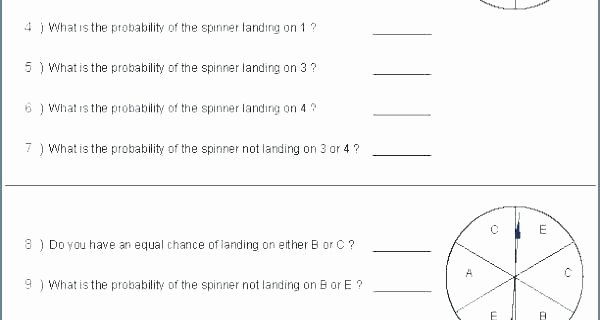 Compound Probability Worksheet Answers Grade 7 Math Probability Worksheets