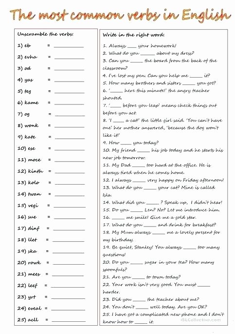 Comprehension Worksheets 6th Grade Printable Worksheets Verbs Free Printable Worksheets