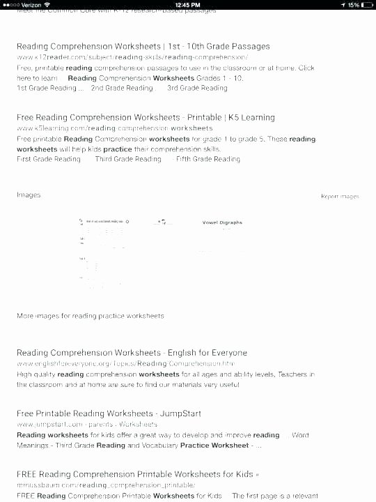 Comprehension Worksheets for Kindergarten Listening Worksheets for Kindergarten Skills Grade Reading