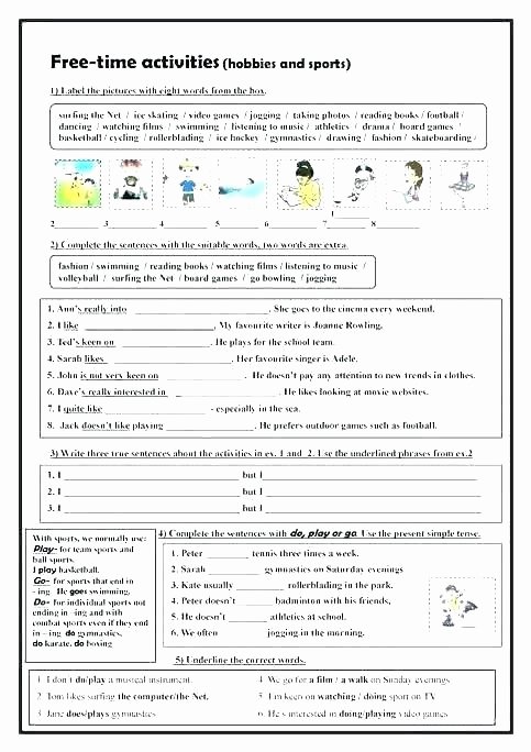 Computer Worksheets for Grade 1 Puter Education Worksheets