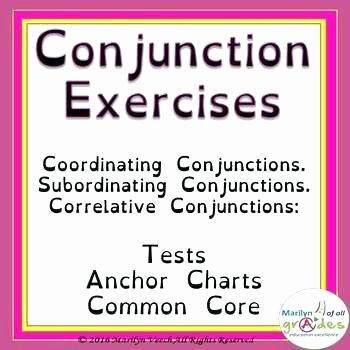 Conjunction Worksheet 5th Grade Conjunctions Worksheets for Grade 5