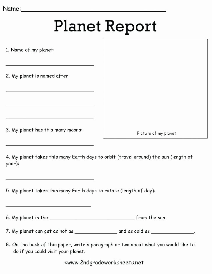 Conjunction Worksheet 5th Grade solar System Worksheet 2 Worksheets Grade Planet Worksheets