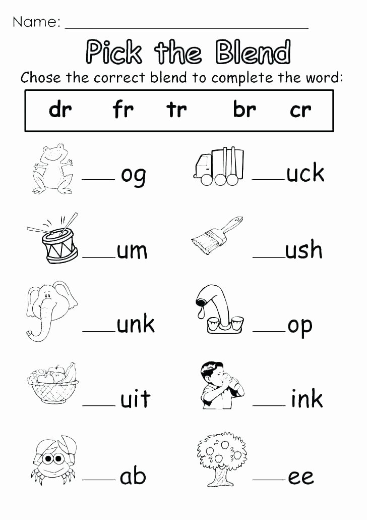 Consonant Blends Worksheets 3rd Grade Consonant Digraphs Worksheets Grade Ck for Consonant