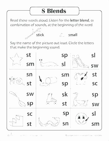 Consonant Blends Worksheets 3rd Grade Double Vowel Worksheets Grade Ending Consonant for