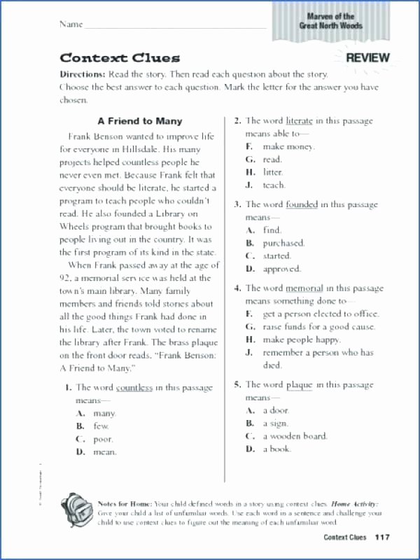 Context Clues 5th Grade Worksheets Free Printable Context Clues Worksheets