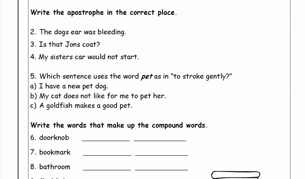 Context Clues Worksheets Grade 5 Determine the Meaning Context Clues Worksheets for Grade 6