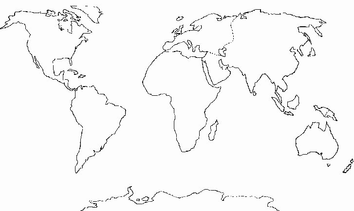 Continents and Oceans Blank Worksheet Blank Maps Of Continents and Oceans and Travel Information