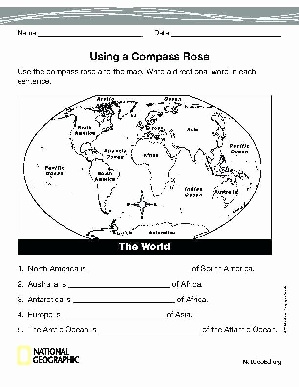 Continents and Oceans Printable Worksheets Geography Blog Worksheets Continents and Oceans World Free