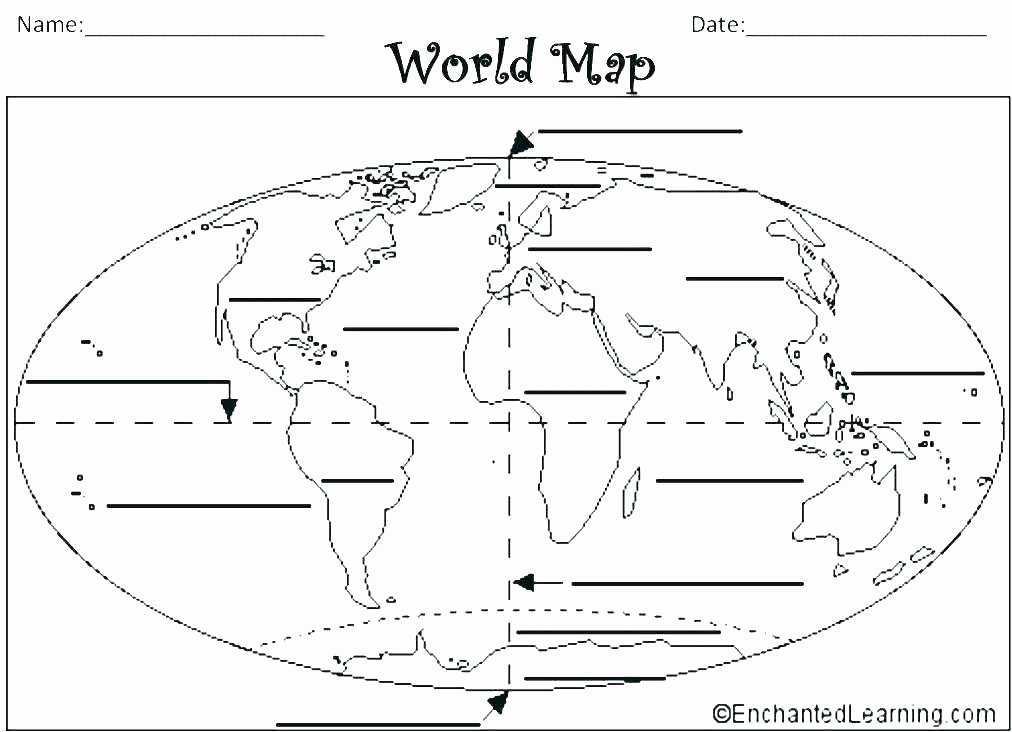 Continents and Oceans Printable Worksheets Grade Worksheets Preschool Geography Worksheets Worksheets