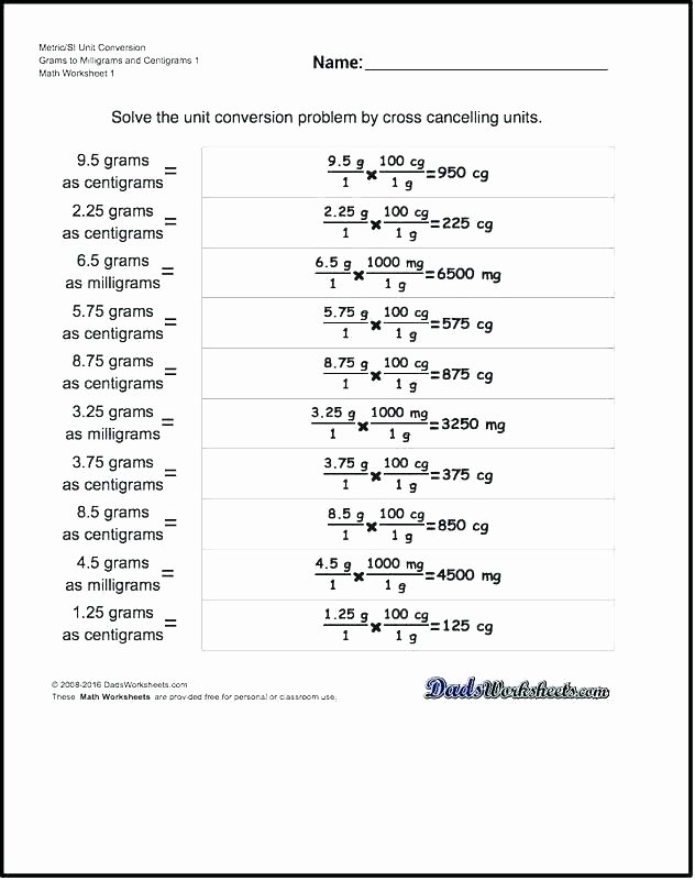 Cooking Measurement Conversion Worksheets Culinary Math Worksheets – Onlineoutlet
