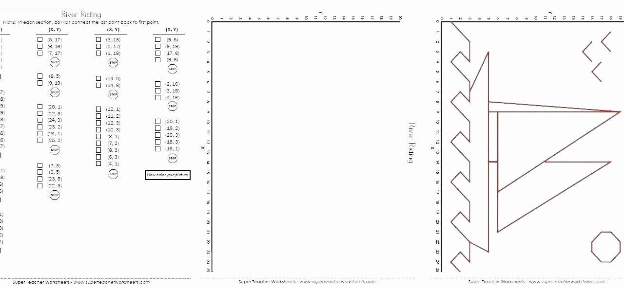 Coordinate Grid Mystery Picture Mystery Graph Worksheets Free Coordinate Graphing Picture