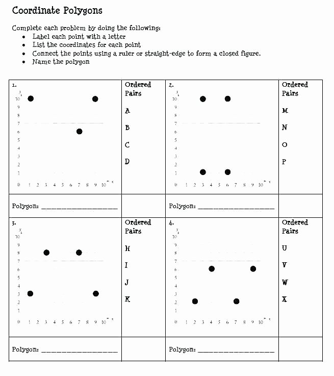Coordinate Grid Worksheet 5th Grade Graphing ordered Pairs Picture Worksheets
