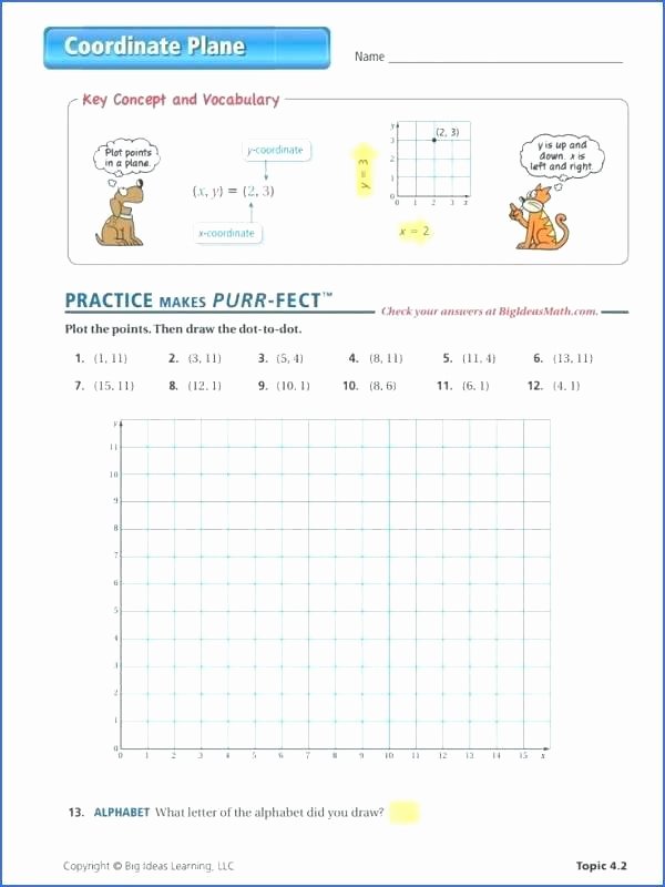 Coordinate Plane Pictures Pdf Coordinate Plane Worksheets that Make Pictures