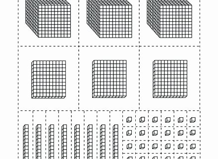 Counting Blocks Worksheets Bundle Base Ten Block Worksheets by S Subtraction original 1