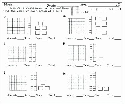 Counting Blocks Worksheets Worksheets for 1 Year Olds