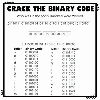 Crack the Code Math Worksheet Kids Activities to Learn Coding without A Puter Basic
