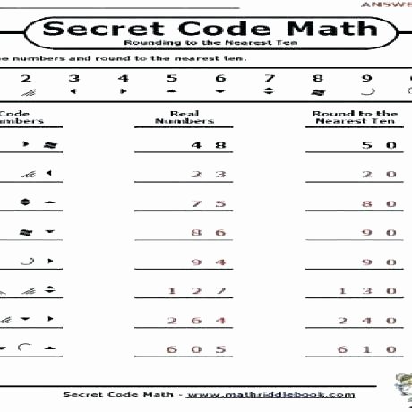 Cracking the Code Math Worksheets Secret Codes for Kids Worksheets