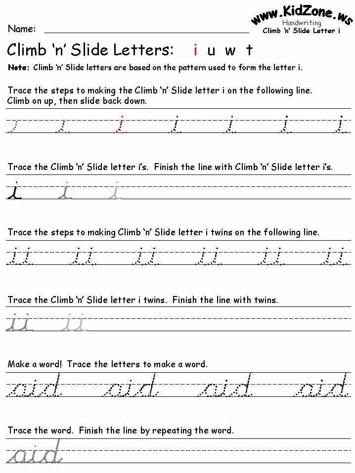 Creative Writing Worksheets for Adults Cursive Writing Printables Learning Letters In Groups Of