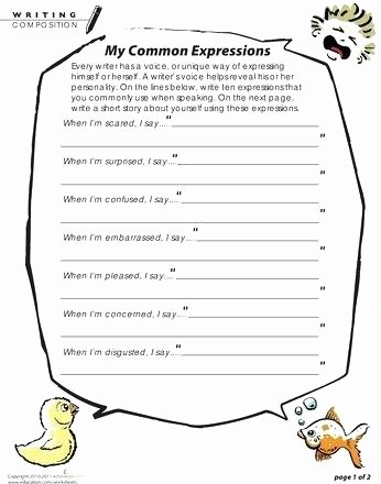 Creative Writing Worksheets for Adults Paragraph Writing Worksheets English Story for Grade 2