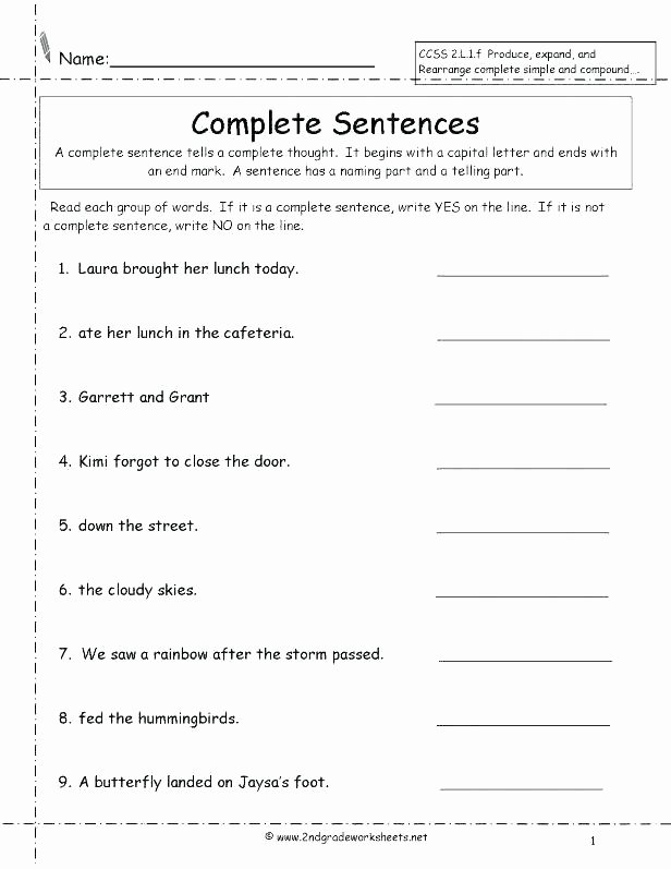 Cursive Paragraphs Worksheets Grade Sentence Worksheets Worksheet Bining Sentences