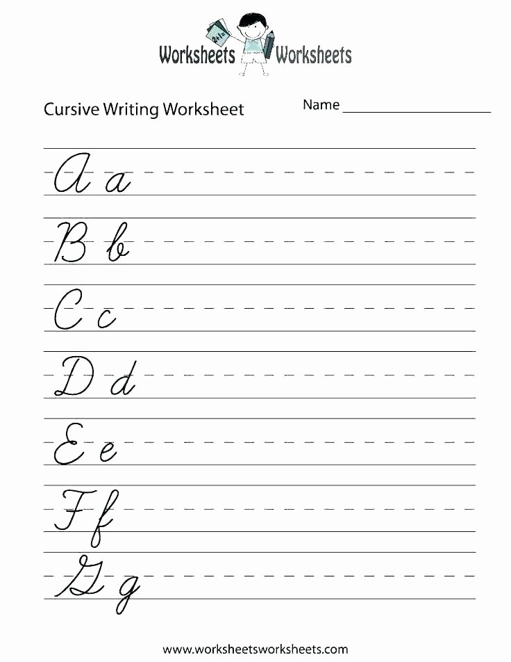 Cursive Writing Sheets Pdf Cursive Uppercase Handwriting Worksheet A Z Cursive Alphabet