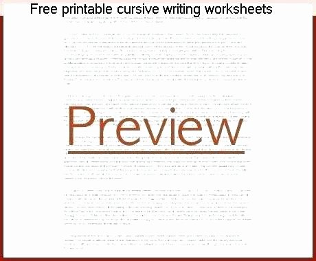 Cursive Writing Worksheets Sentences Sentence Handwriting Worksheets