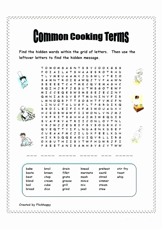 Customary Conversions Worksheet Culinary Math Worksheets 2 Problems for All Download and