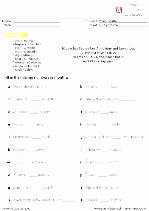 Customary Measurement Conversion Worksheet 5th Grade Measurement Worksheets Printable Grade Measurement