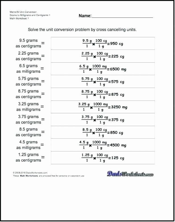 Customary Unit Conversion Worksheet Converting Feet to Inches Worksheet – Uasporting
