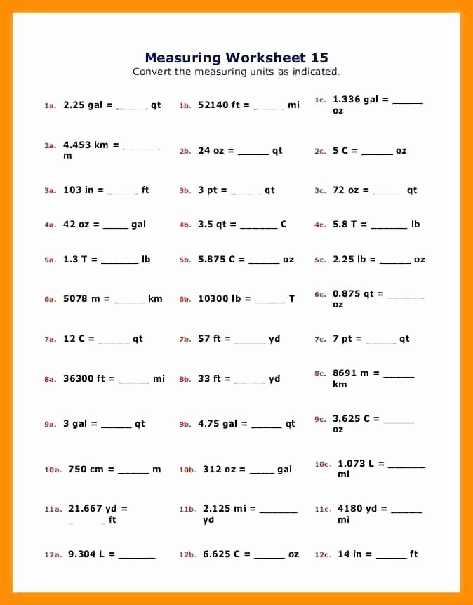 Customary Units Of Capacity Worksheet Measurement Conversions Worksheets – butterbeebetty