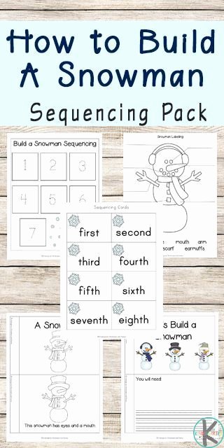 Cut and Paste Sequencing Worksheets Free Snowman Sequencing Worksheets are A Fun Way for