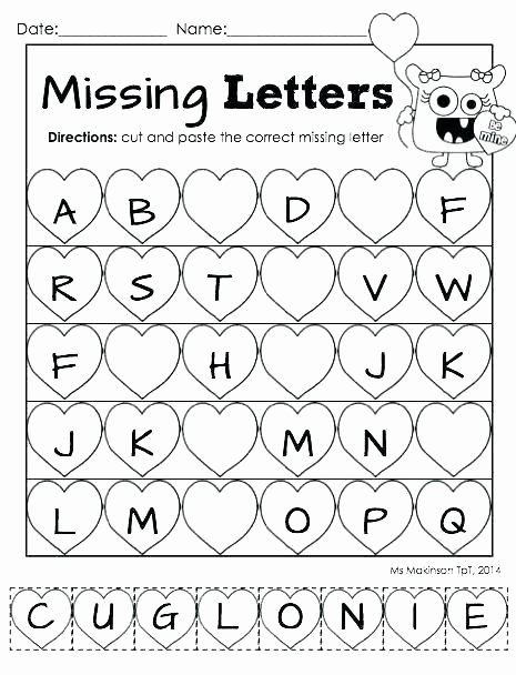 Cut and Paste Worksheets Free Cut and Paste Worksheets for Kindergarten