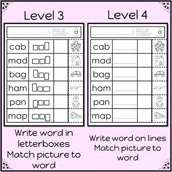 Cvc Cut and Paste Worksheets Words Worksheets Free Free Cvc Phonics Worksheets Free