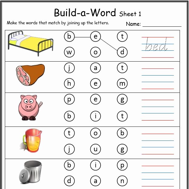 Cvc Worksheet Kindergarten Cvc Worksheets Printable Work Sheets • Keepkidsreading