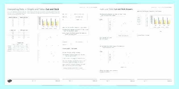 Data Table Practice Worksheets Luxury Interpreting Graphs Practice Worksheets
