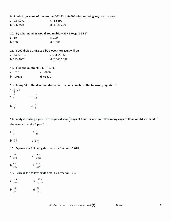Decimal Division Worksheet Pdf Decimal Multiplication Worksheets Multiplying and Dividing