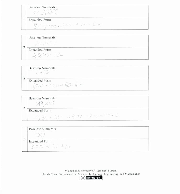 Decimal Expanded form Worksheet 2nd Grade Math Expanded form Worksheets Second for