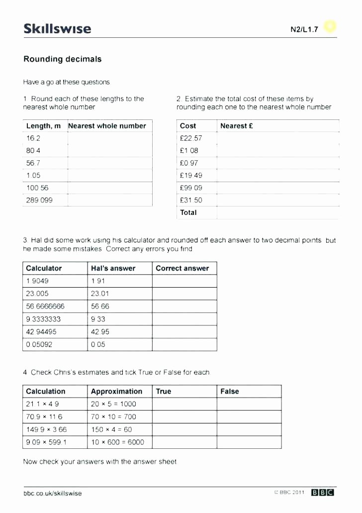 Decimals Expanded form Worksheet Place Value Worksheets Grade 2 Expanded form Tens Es