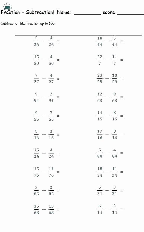 Decomposing Fractions Worksheets 4th Grade Free Fraction Worksheets for 4th Grade Paring Fractions